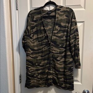 Torrid Camouflage Knit Sweater
